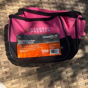 Champion Pink and Black Shell Pouch